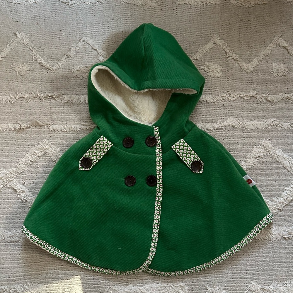Oobi Australia Green Hooded Baby Cape